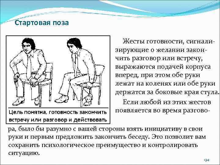 Жесты уверенности
