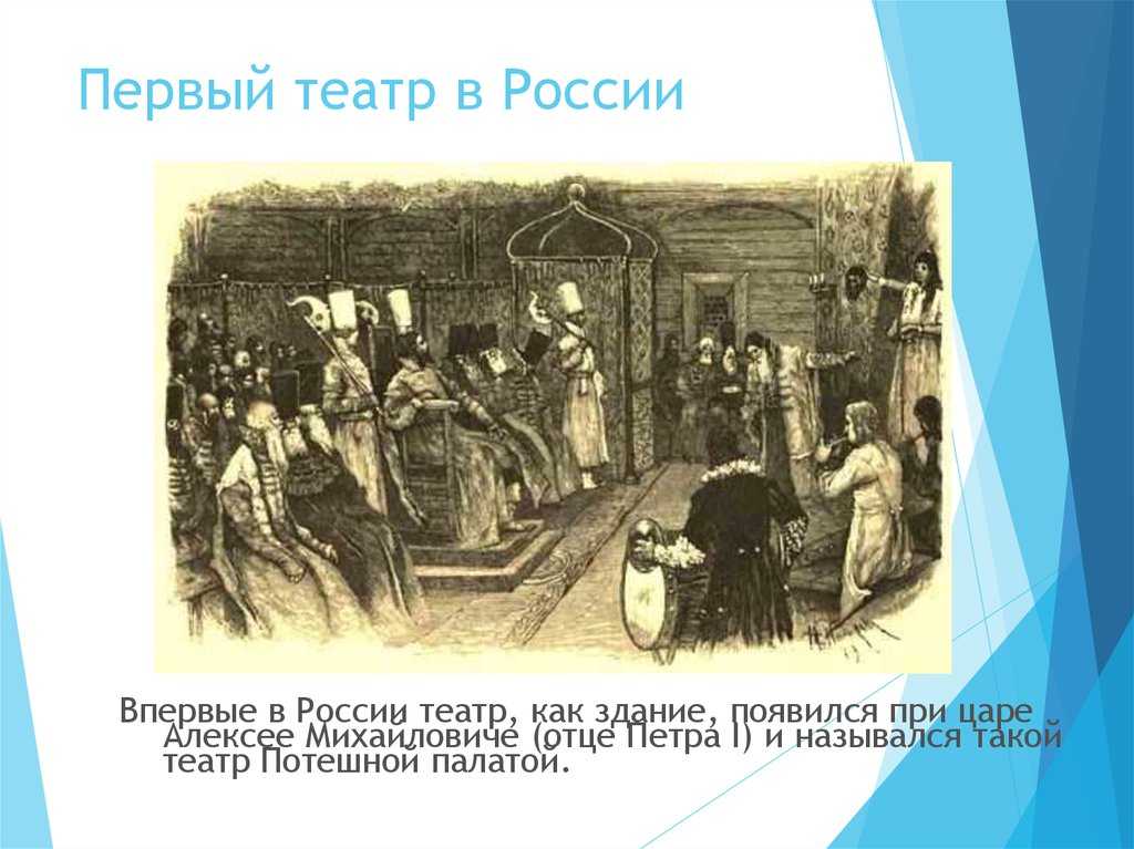 Первые русские пьесы. Первый в России театр 17 века. Театр 17 века Алексея Михайловича. Первый театр при Алексее Михайловиче.