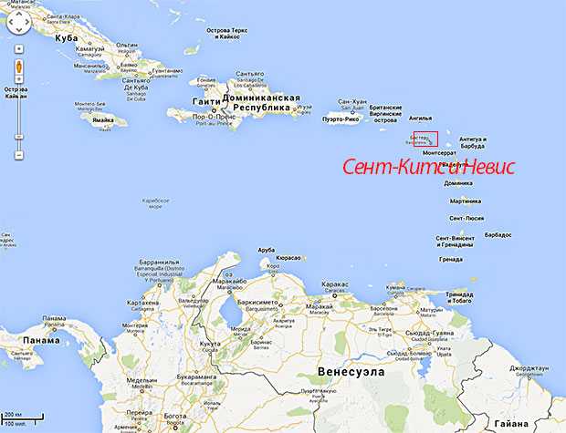 Прогноз сан марино сент китс и невис. Сент-Китс и Невис на карте.