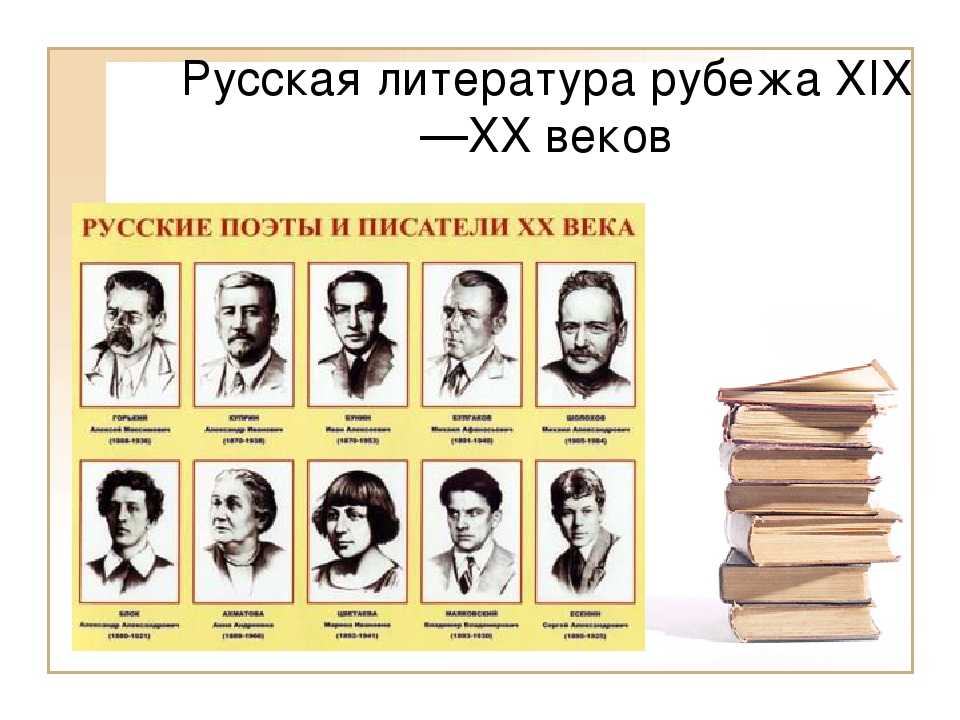 Авторы 20 века русские литература