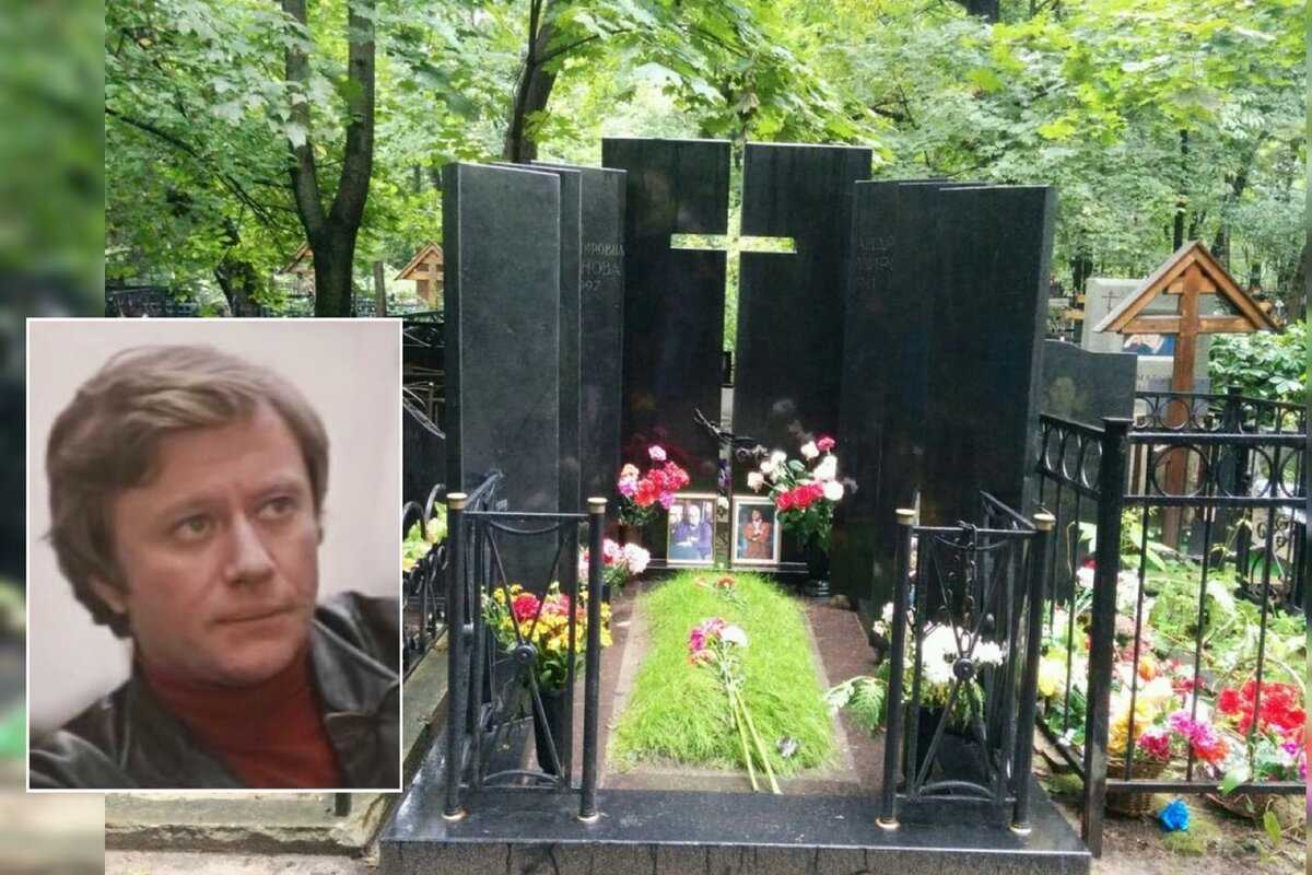 Миронов похоронен на кладбище. Могила Гайдая. Могила Моргунова.