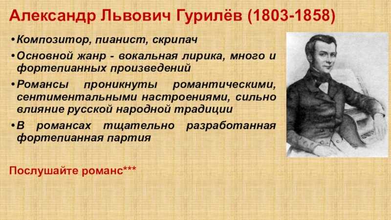 Образы песен русских композиторов. Гурилёв Александр Львович. Александр Львович Гурилев (1803-1853). Гурилев а.л. (1803-1858). Александр Львович Гурилёв композитор.