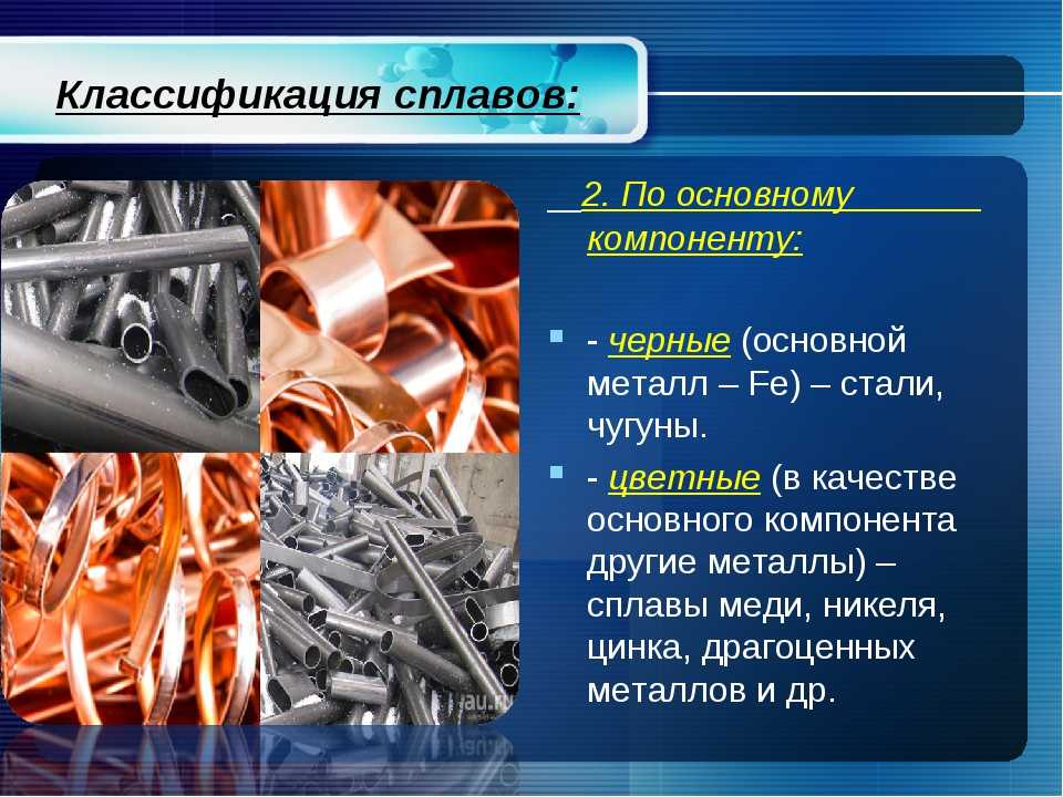 Металлы и сплавы