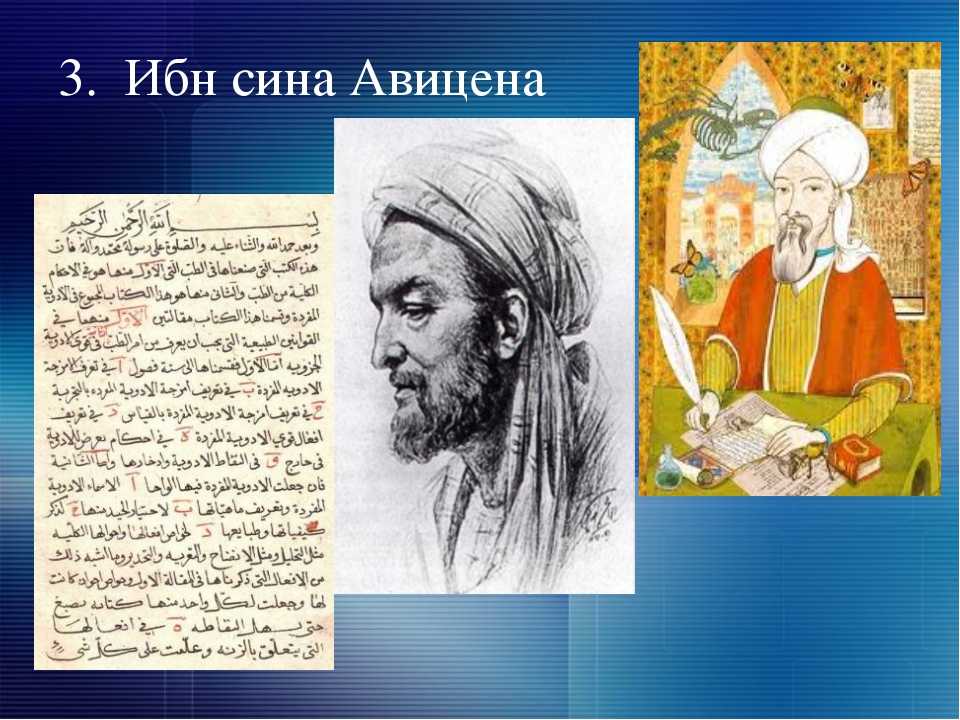 Авиценна в древности. Ибн сина (Авиценна) (980-1037).