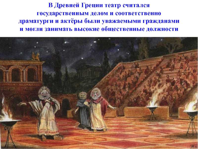 ГРЕЧЕСКАЯ ДРАМА У всех первобытных народов существовали религиозные ритуалы и эпические предания ставшие источниками драмы однако греки были первыми кто придал примитивным представлениям высокоразвитую драматическую форму Золотым веком греческой драмы был