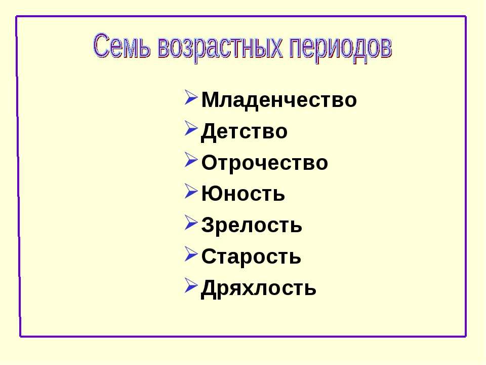 Юность возраст. Младенчество детство Юность зрелость старость. Младенчество детство отрочество Юность. Детство отрочество Юность зрелость. Периоды жизни человека детство отро.