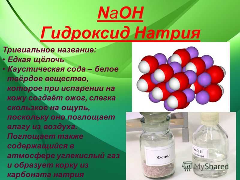 Характер высшего гидроксида натрия